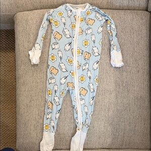 Blue and White Kids One Piece